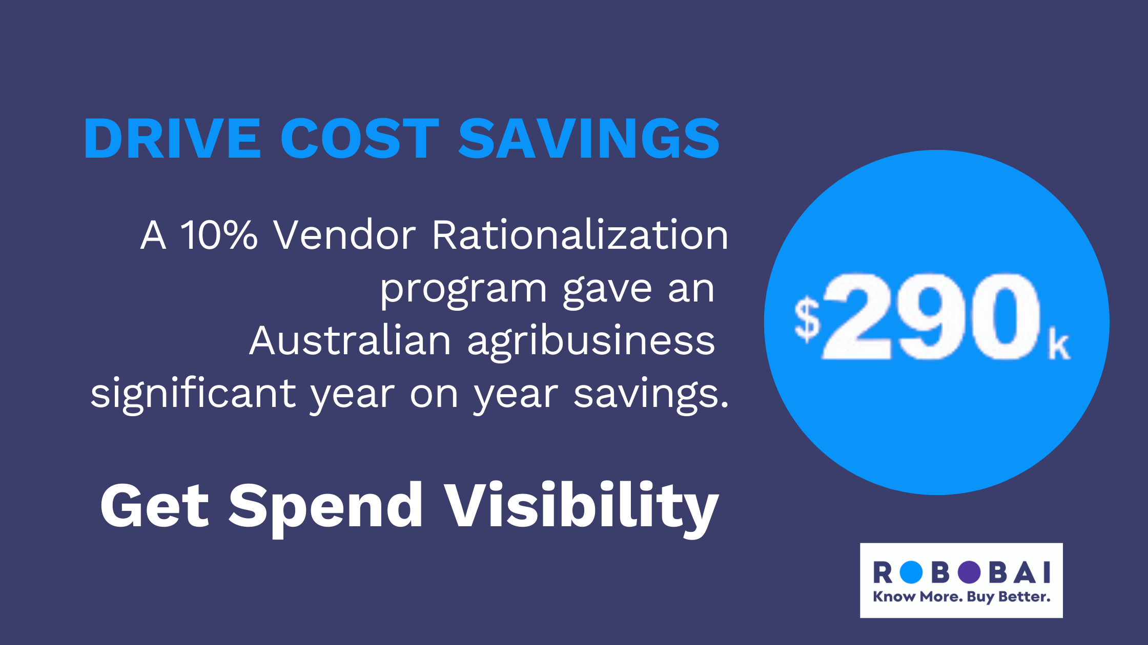 Get spend visibility and drive cost savings